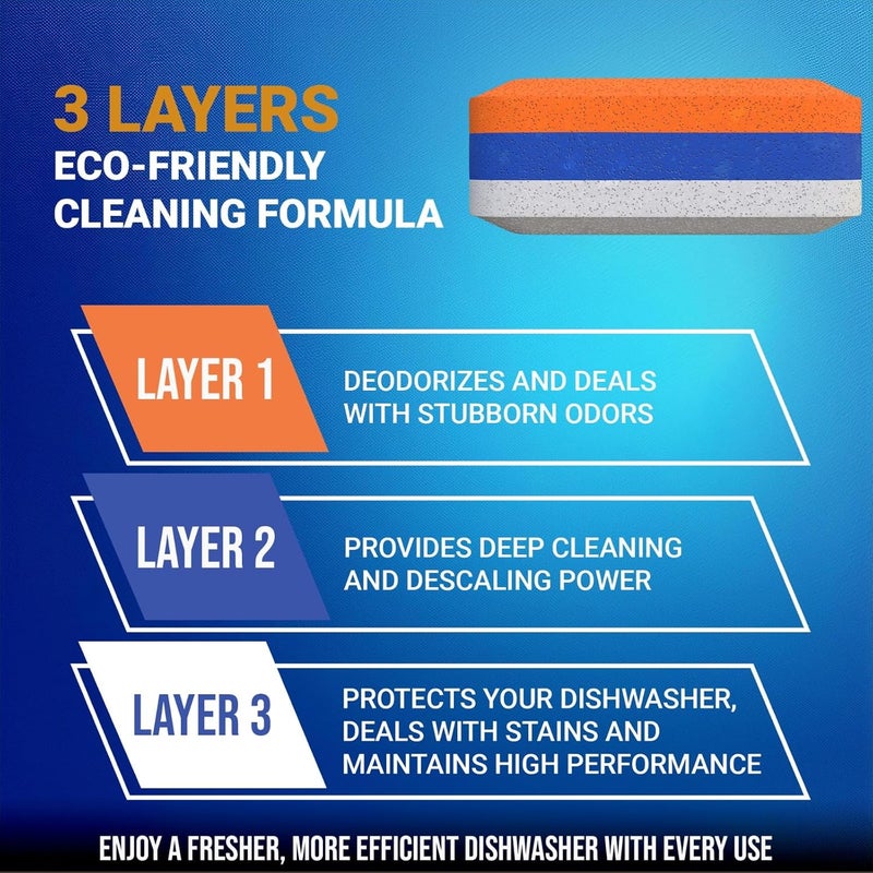 SHIMMERIX Washing Machine Cleaner Tablets Front Loader 28 Pack & Dishwasher Cleaner Deodorizer Descaler Tablets 28 Pack Bundle - 1 Plus Year Supply - Septic Safe Eco Friendly Formula - Image 3